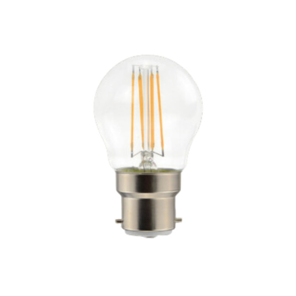 Lâmpada Filamento LED 5W G45 B22 DIM