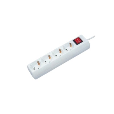 Bloco Multitomada Quádruplo com interruptor e com cabo 5.00mt Bloco Multitomada Quádruplo com interruptor e com cabo 5.00mt