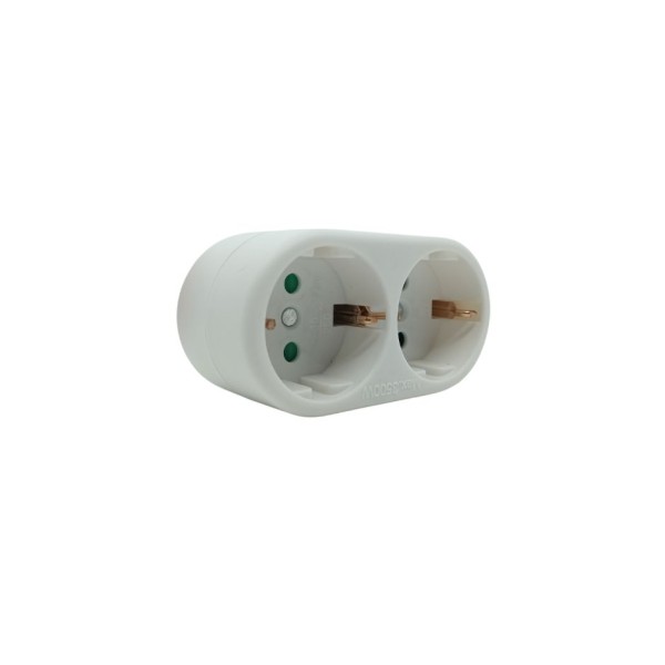 Ficha Dupla Schuko ELERI9