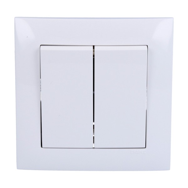 Comutador de Lustre Branco