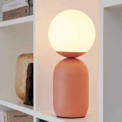 Candeeiro de Mesa Notti Terracotta